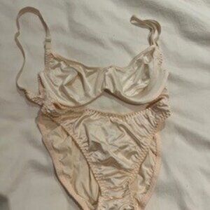 VTG Olga 90s Stretch Satin High cut Bodysuit Teddy